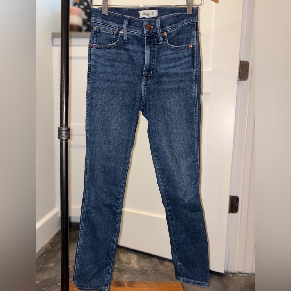 Madewell High rise Skinny Leg Jeans in Classic Blue